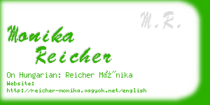 monika reicher business card